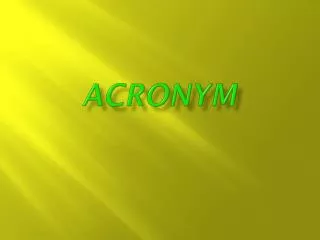 acronym