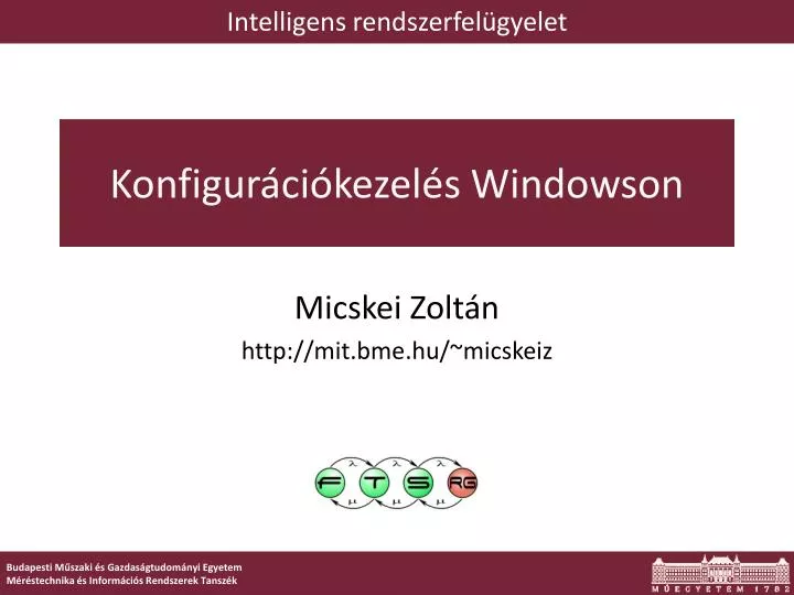 konfigur ci kezel s windowson