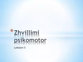 zhvillimi psikomotor