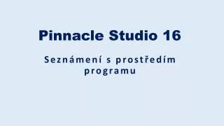 pinnacle studio 16