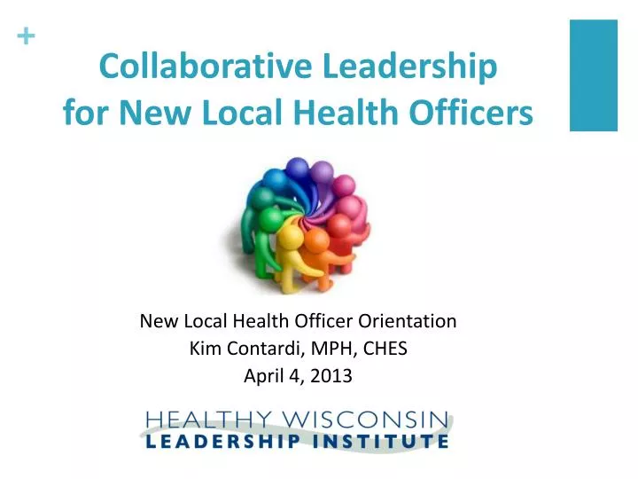 collaborative leadership for new local health officers