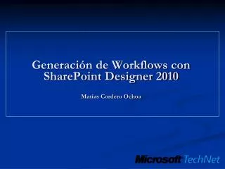 generaci n de workflows con sharepoint designer 2010 mat as cordero ochoa