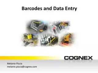 Barcodes and Data Entry