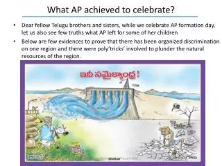 What AP achieved to celebrate?
