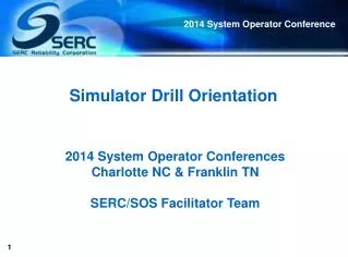 Simulator Drill Orientation