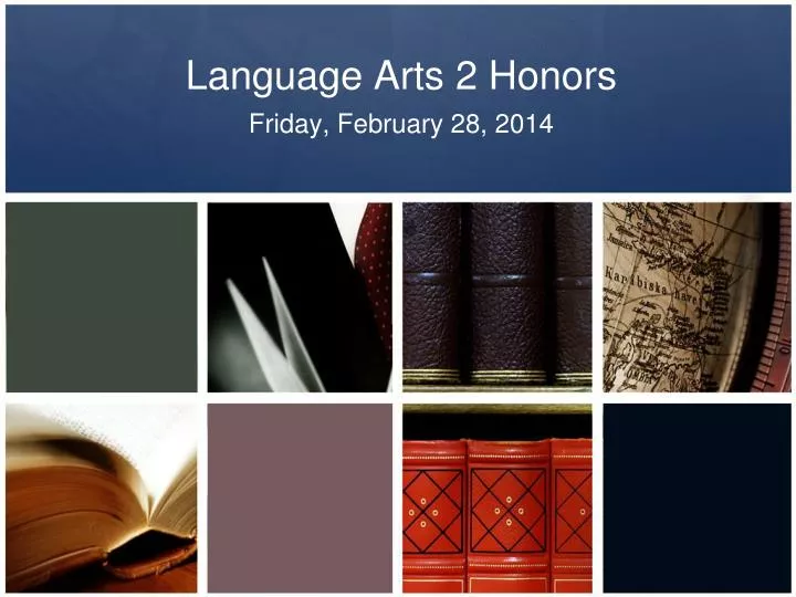 language arts 2 honors