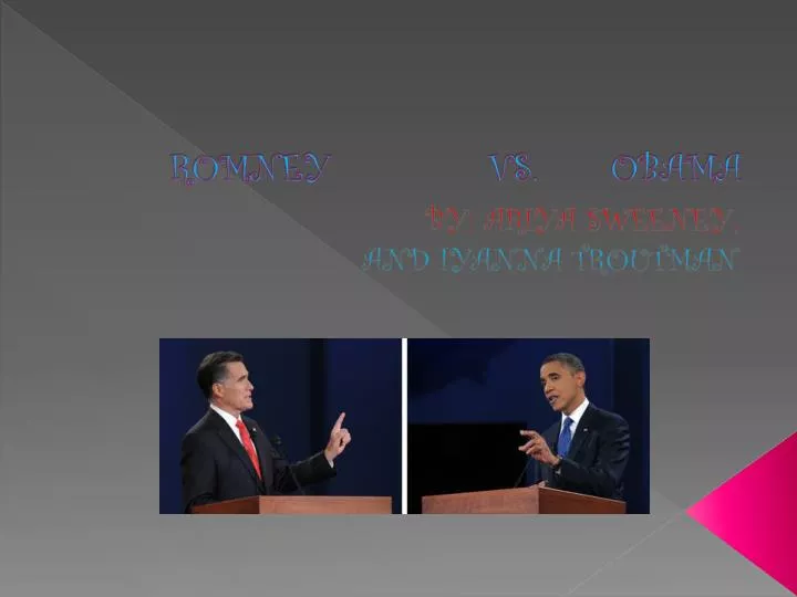 romney vs obama