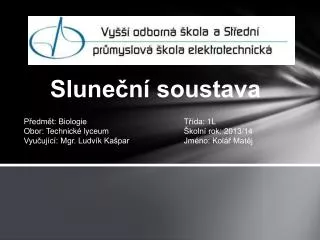 slune n soustava