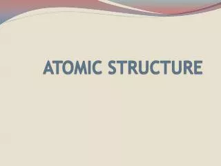 atomic structure