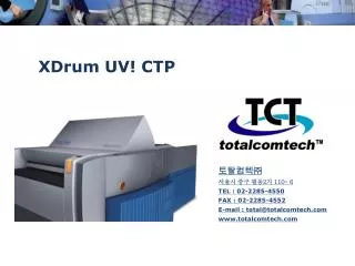 xdrum uv ctp