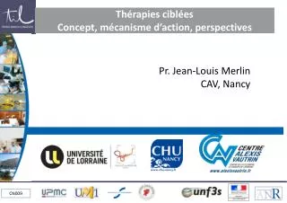 th rapies cibl es concept m canisme d action perspectives