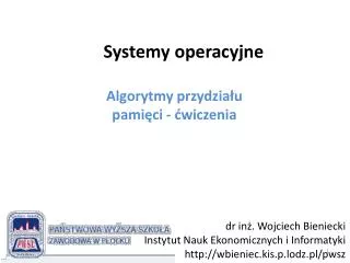 systemy operacyjne