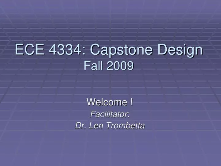 ece 4334 capstone design fall 2009