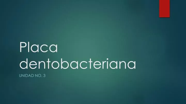 placa dentobacteriana