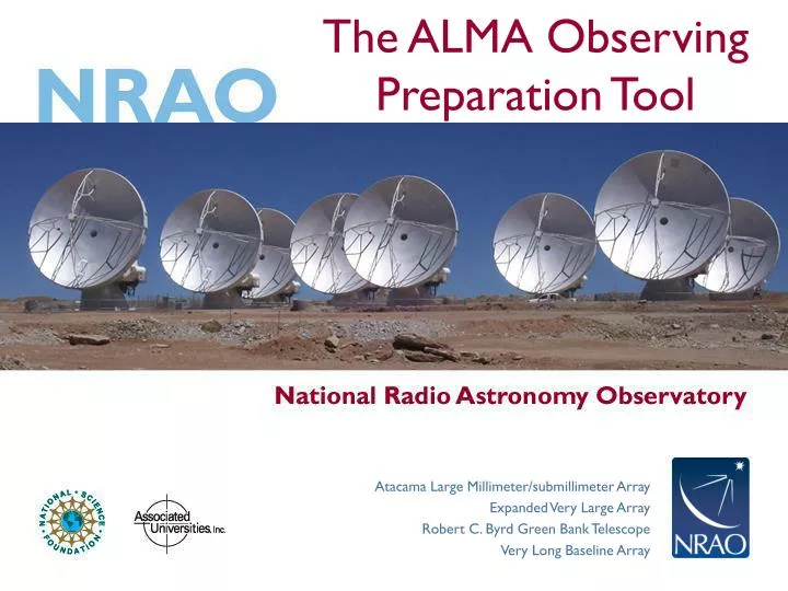 the alma observing preparation tool