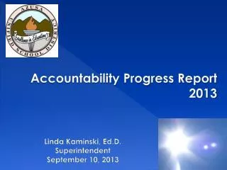 Accountability Progress Report 2013