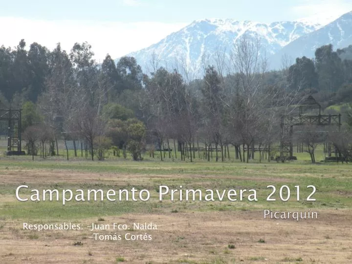 campamento primavera 2012 picarqu n