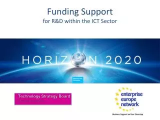 Funding Support for R&amp;D within the ICT Sector
