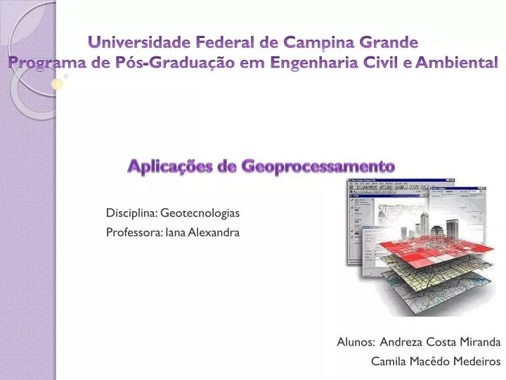 PPT - Universidade Federal De Campina Grande Programa De Pós-Graduação ...