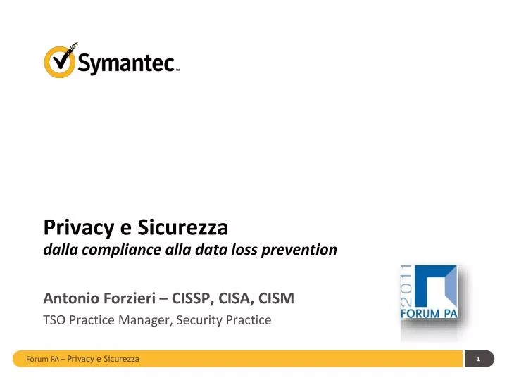privacy e sicurezza dalla compliance alla data loss prevention