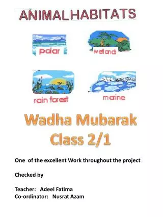 Wadha Mubarak Class 2/1