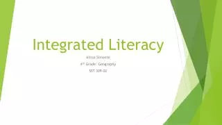 Integrated Literacy