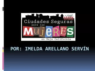 por imelda arellano serv n