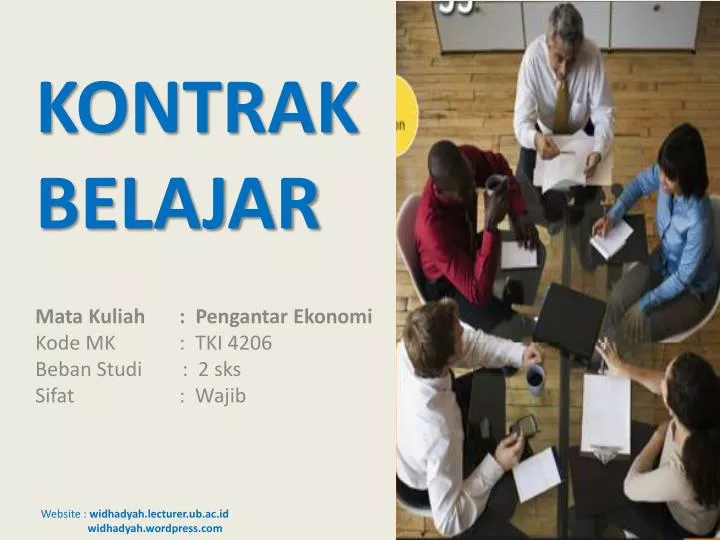 kontrak belajar