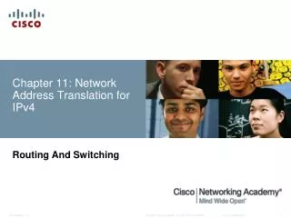 Chapter 11: Network Address Translation for IPv4