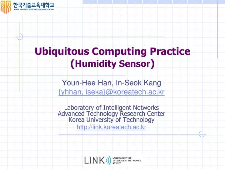 ubiquitous computing practice humidity sensor