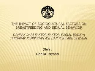 oleh dahlia triyanti