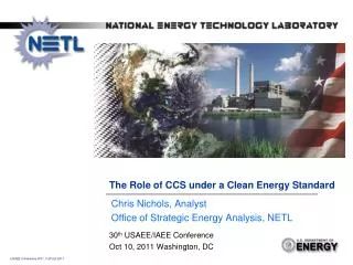 The Role of CCS under a Clean Energy Standard