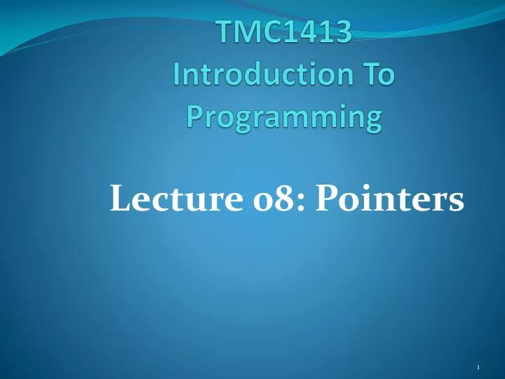 tmc1413 introduction to programming