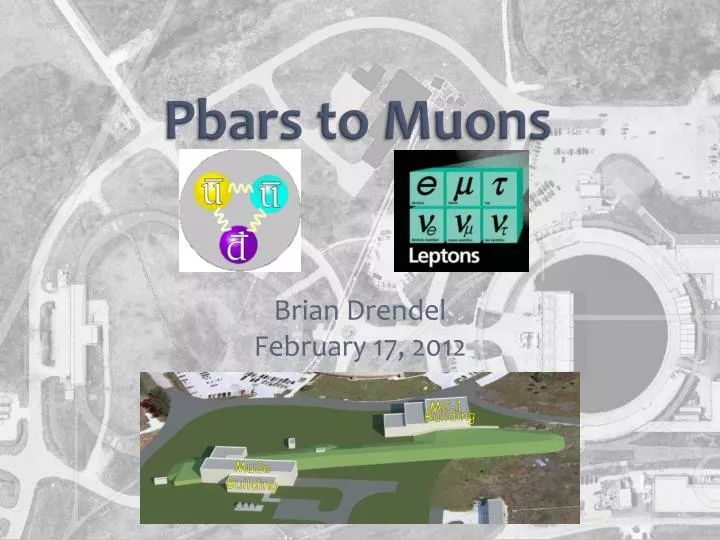 pbars to muons