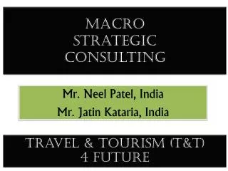 Macro Strategic consulting
