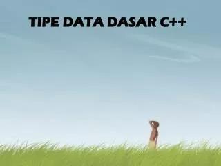 tipe data dasar c