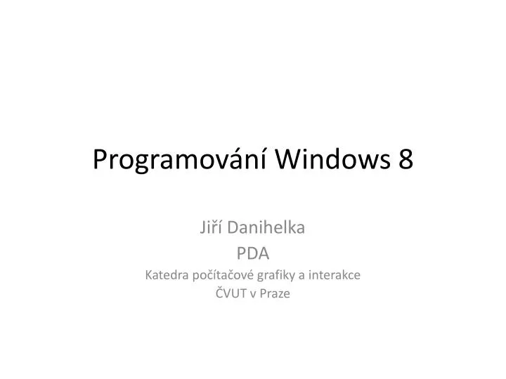 programov n windows 8