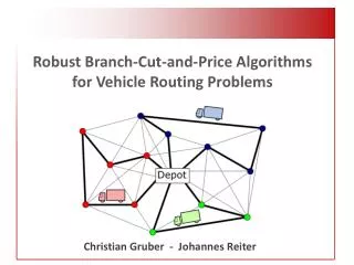 robust branch cut and price algorithms for vehicle routing problems