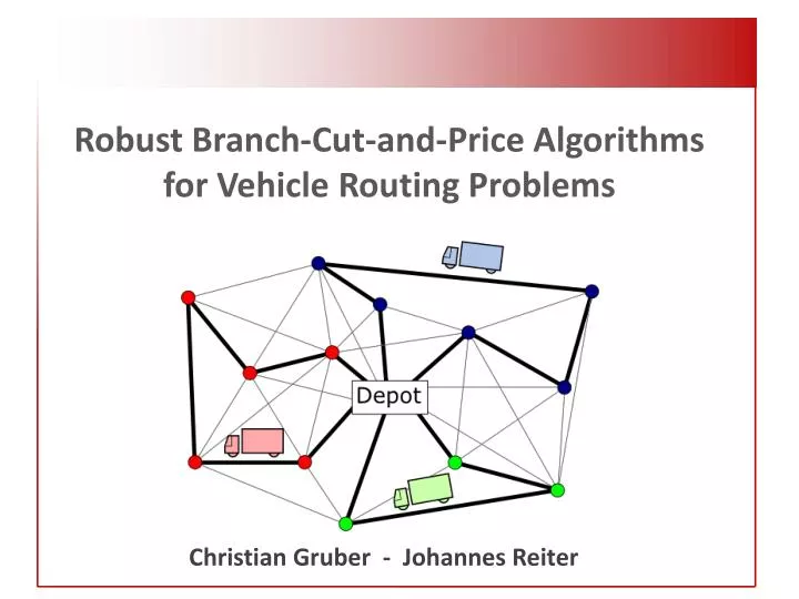 robust branch cut and price algorithms for vehicle routing problems