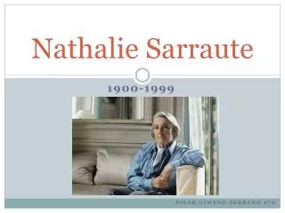 nathalie sarraute