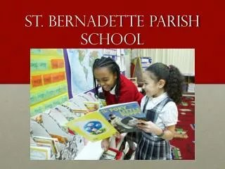 st bernadette parish school