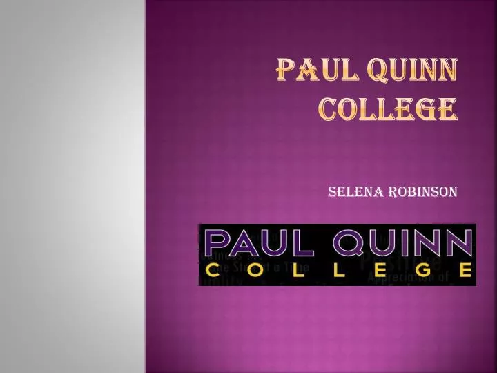 paul quinn college