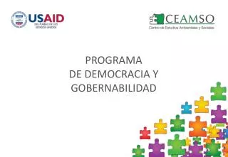 programa de democracia y gobernabilidad