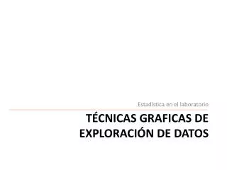 t cnicas graficas de exploraci n de datos