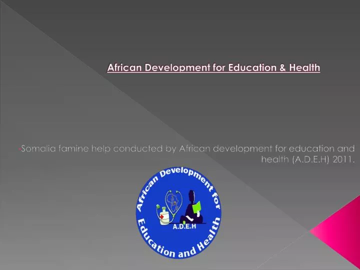 african development for education health
