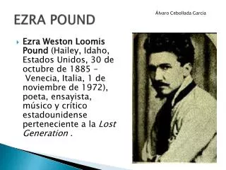 ezra pound