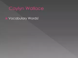 caylyn wallace