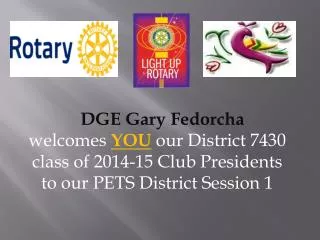 DGE Gary Fedorcha