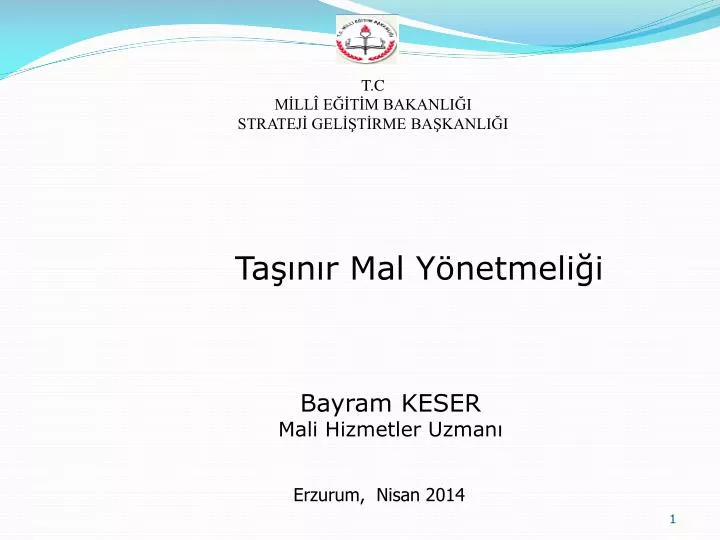 ta n r mal y netmeli i stem semineri bayram keser mali hizmetler uzman