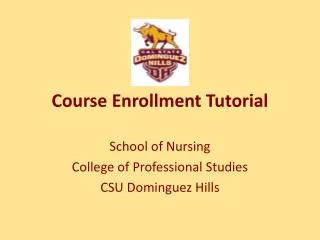 Course Enrollment Tutorial